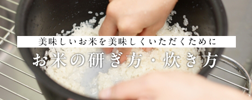 お米の研ぎ方・炊き方
